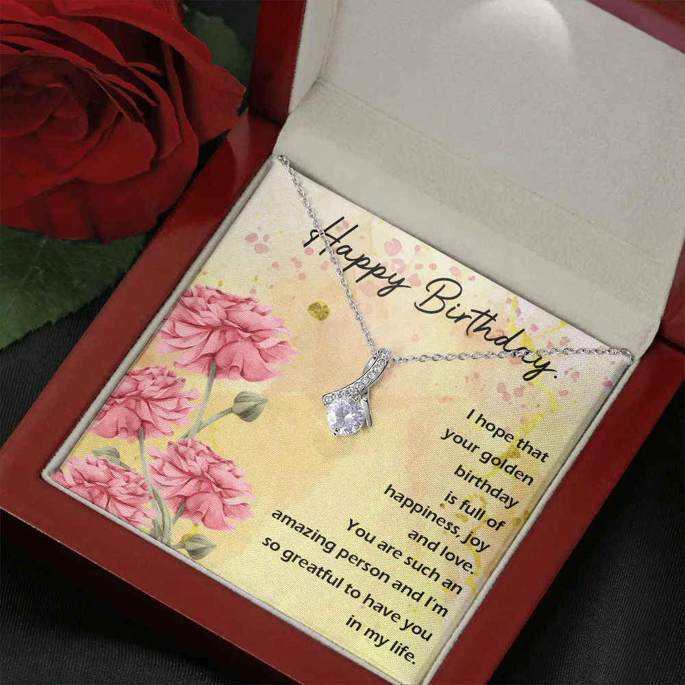 Happy Birthday - Full Of Happiness And Joy (Limited Time Offer) - Alluring Beauty Necklace
