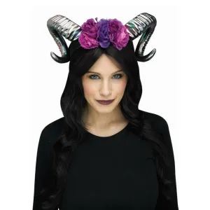 Horn Flower Headpiece Oil Slick