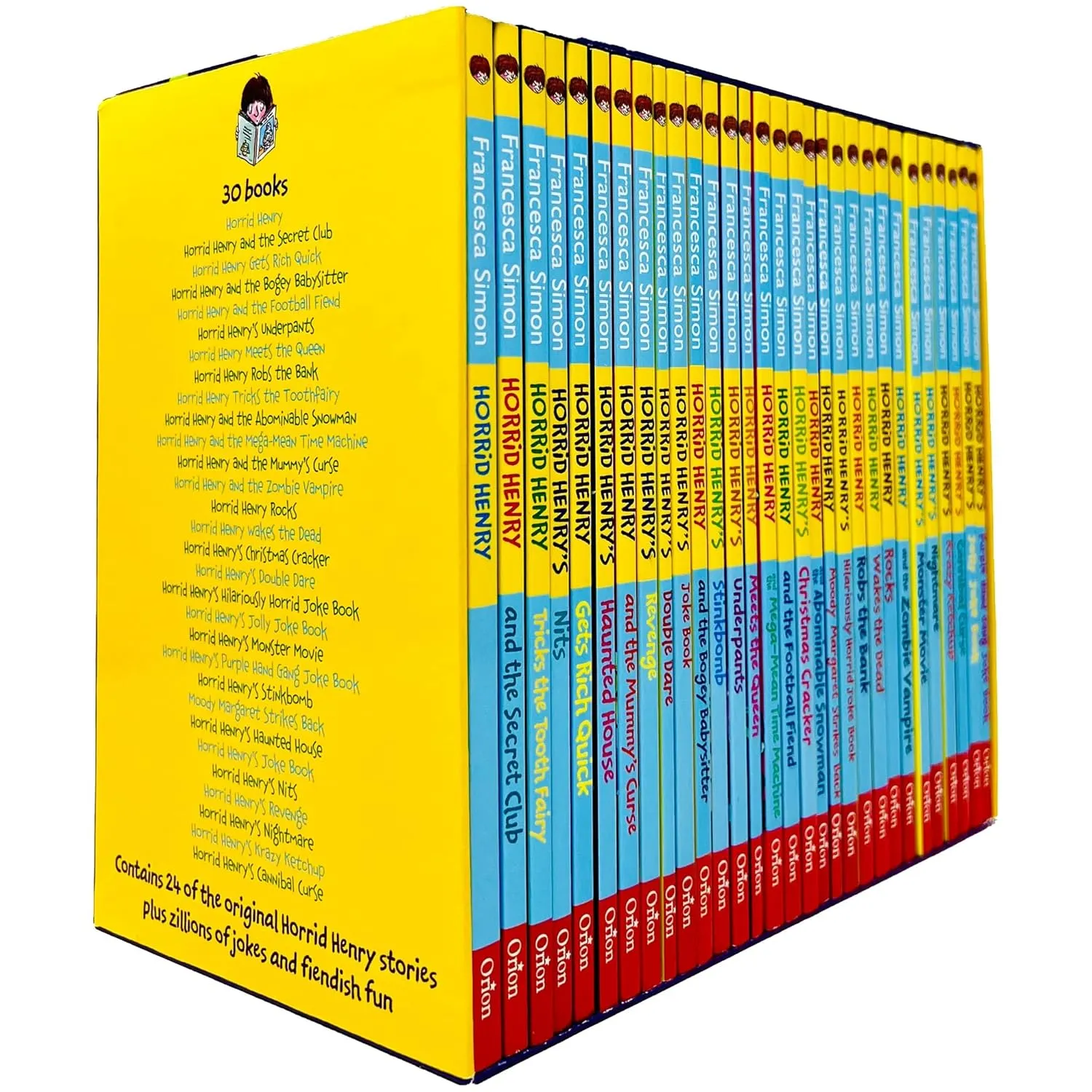 Horrid Henry the Complete Story Collection 30 Books Box Set Pack Francesca Simon