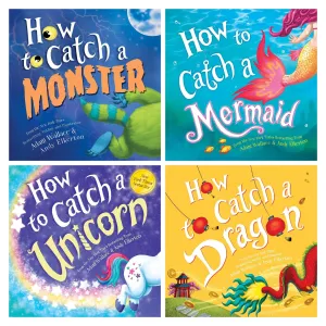 How to Catch Series 4 Books Collection Set ( How to Catch a Monster)