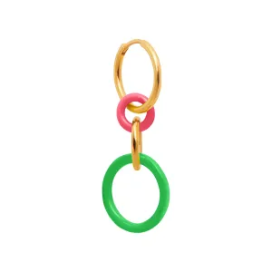 Hula Hoop Pink Green