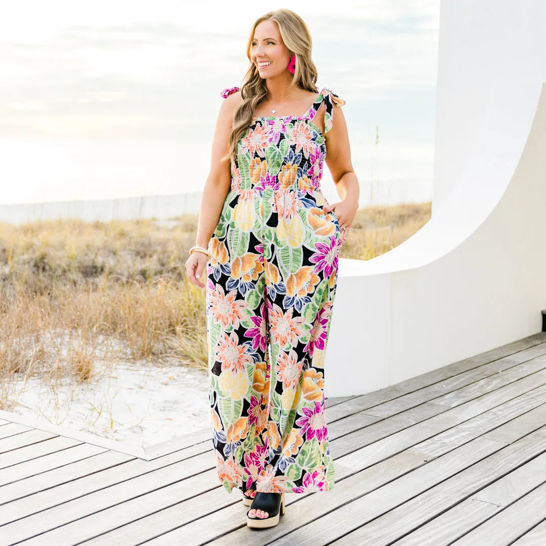 Island Allure Jumpsuit, Black
