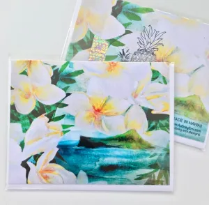Island Plumeria Greeting Card