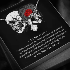 It Will Always Be You Biker Wife Necklace
