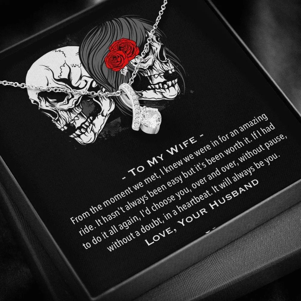 It Will Always Be You Biker Wife Necklace