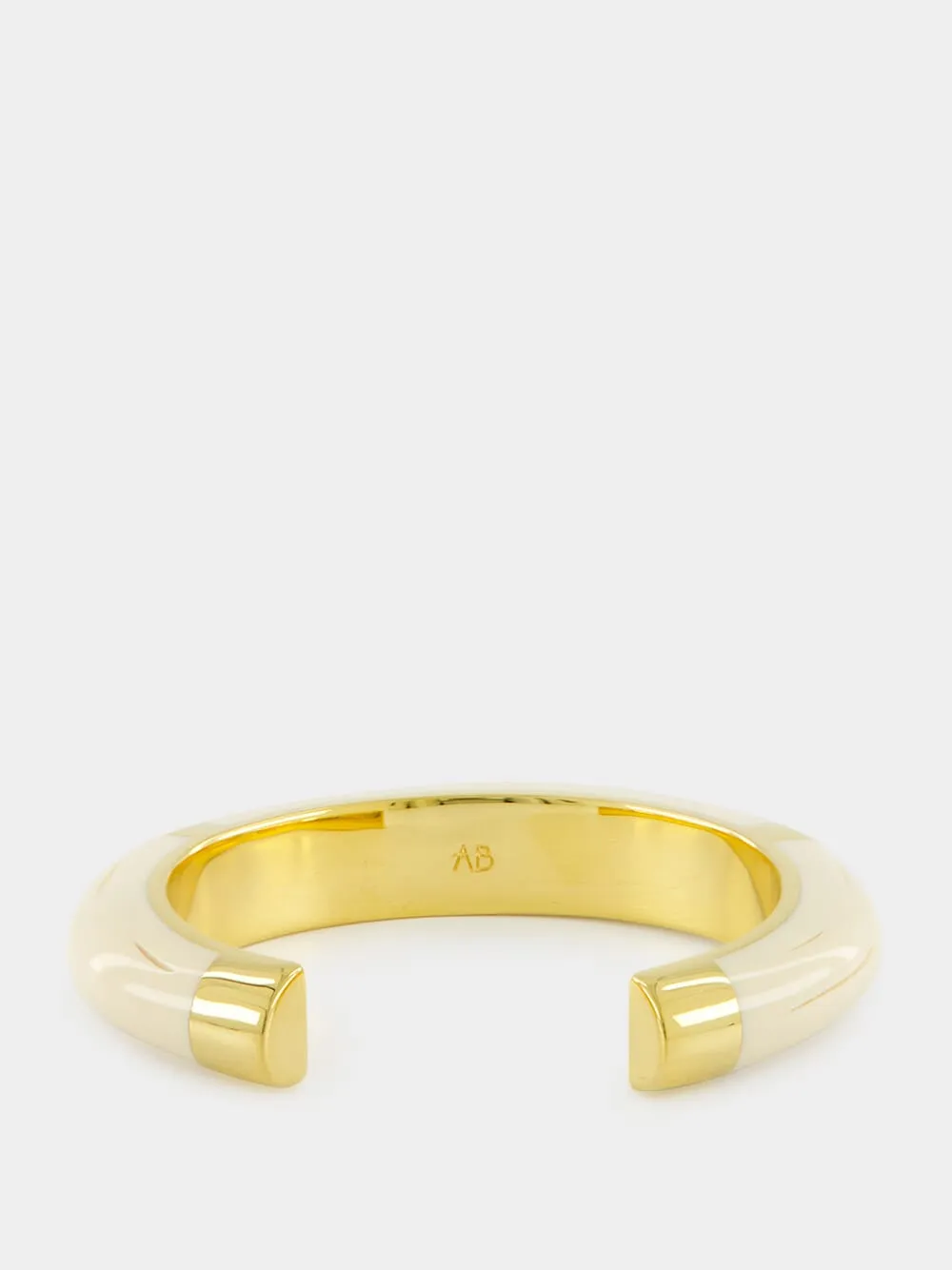 Ivory Caftan Moon Bangle