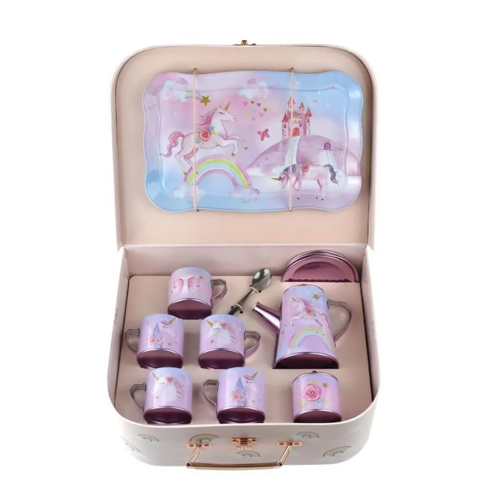 Kaper Kids Rainbow Unicorn Tea Set