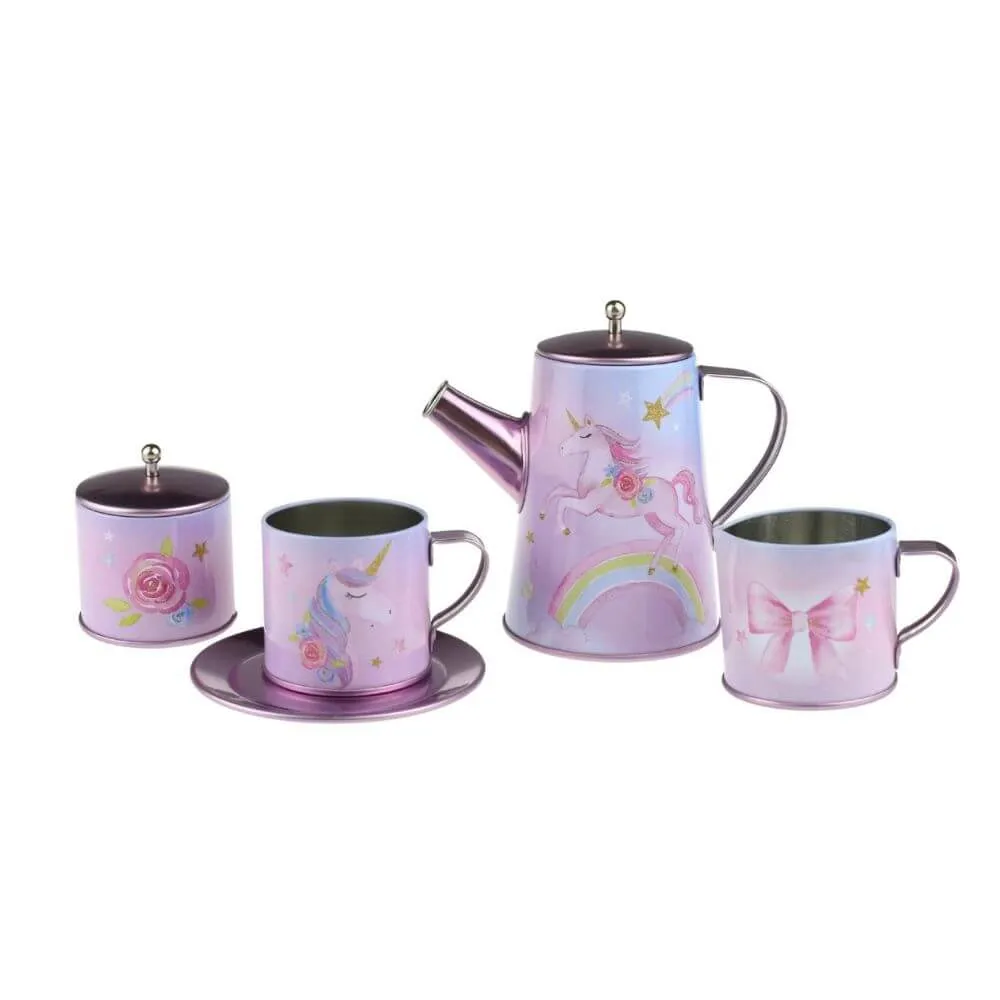 Kaper Kids Rainbow Unicorn Tea Set