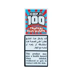 KEEP IT 100 TROPICAL BLUE SLUSHIE SALTNIC 20MG