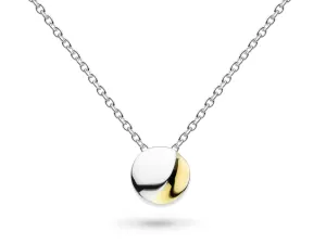 Kit Heath Sterling Silver & Gold Plate Miniature Moon Pendant
