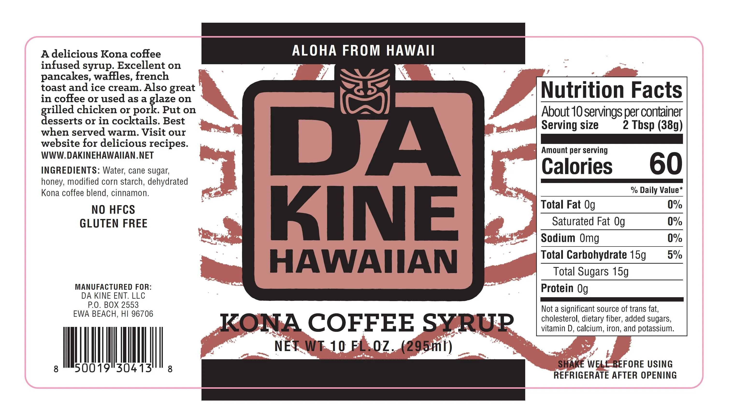 Kona Coffee Syrup