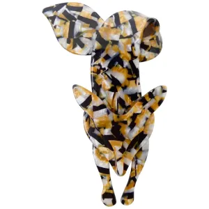 Lea Stein Multi-Colored Confetti Brooch