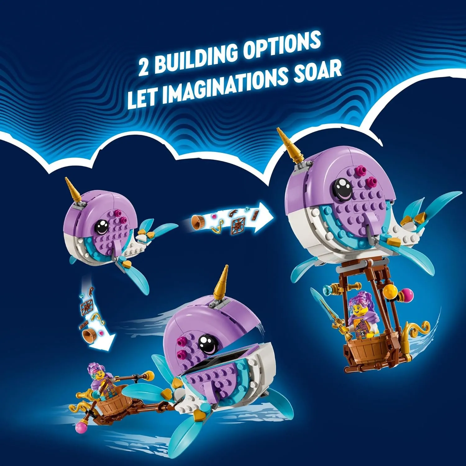 Lego Izzie's Narwhal Hot-Air Balloon (71472)
