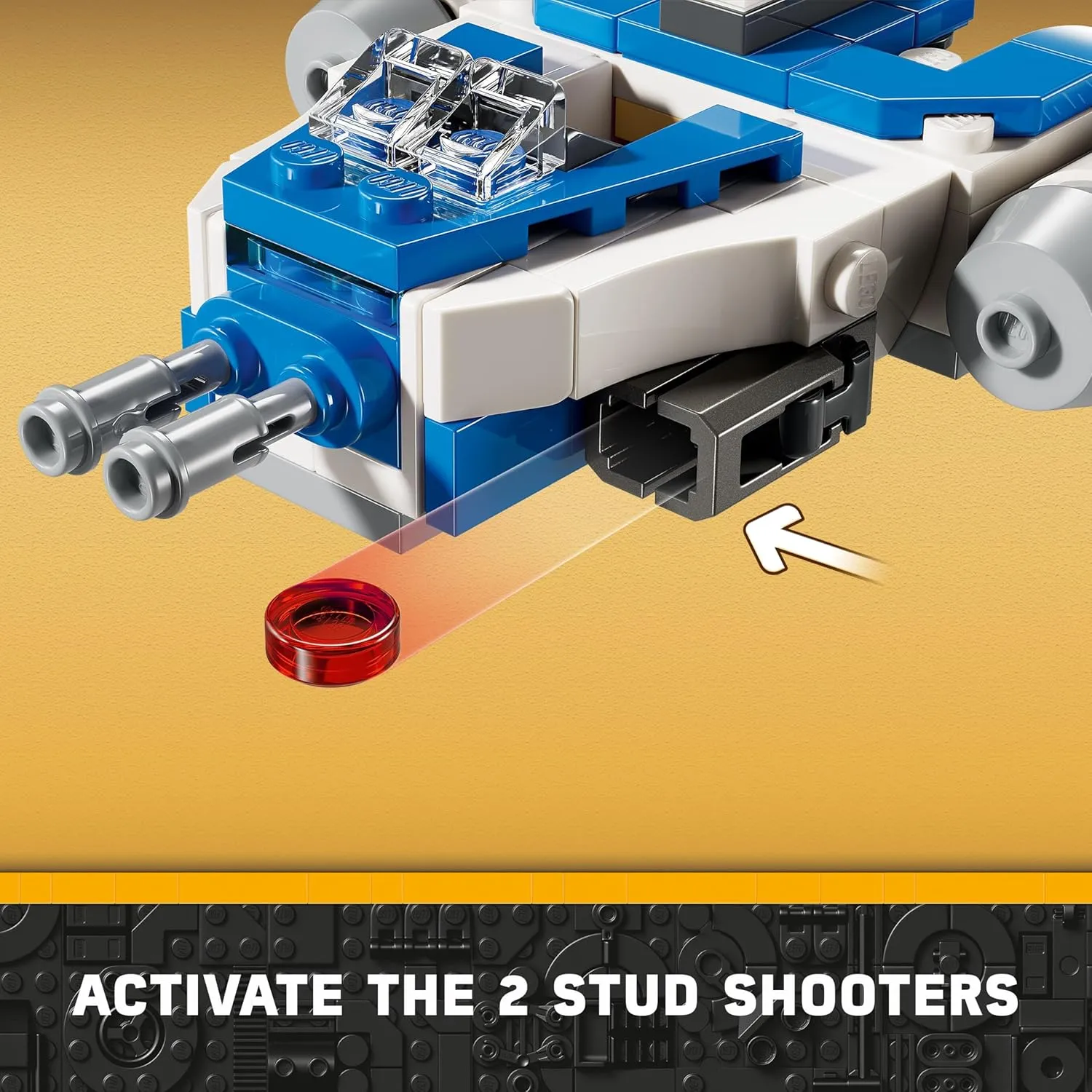 LEGO Star Wars Captain Rex Y-Wing Microfighter Set 75391 Building Blocks Toys for 6  Gift for Boys and Girls