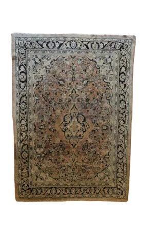 'Liana' Vintage Persian Rug- 7'4'' x 10'2''