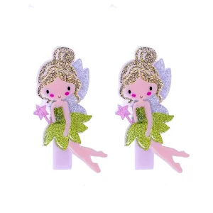 Lilies & Roses Cute Doll Clip Set - Fairy with Gold Hair
