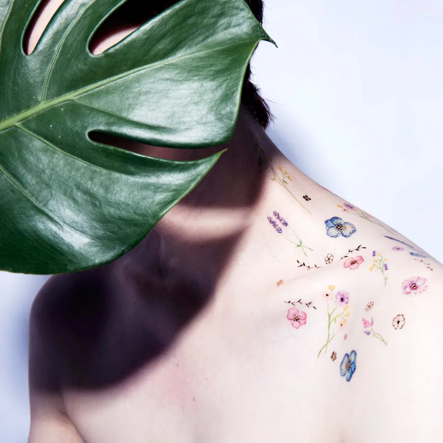 Little Garden Temporary Tattoo