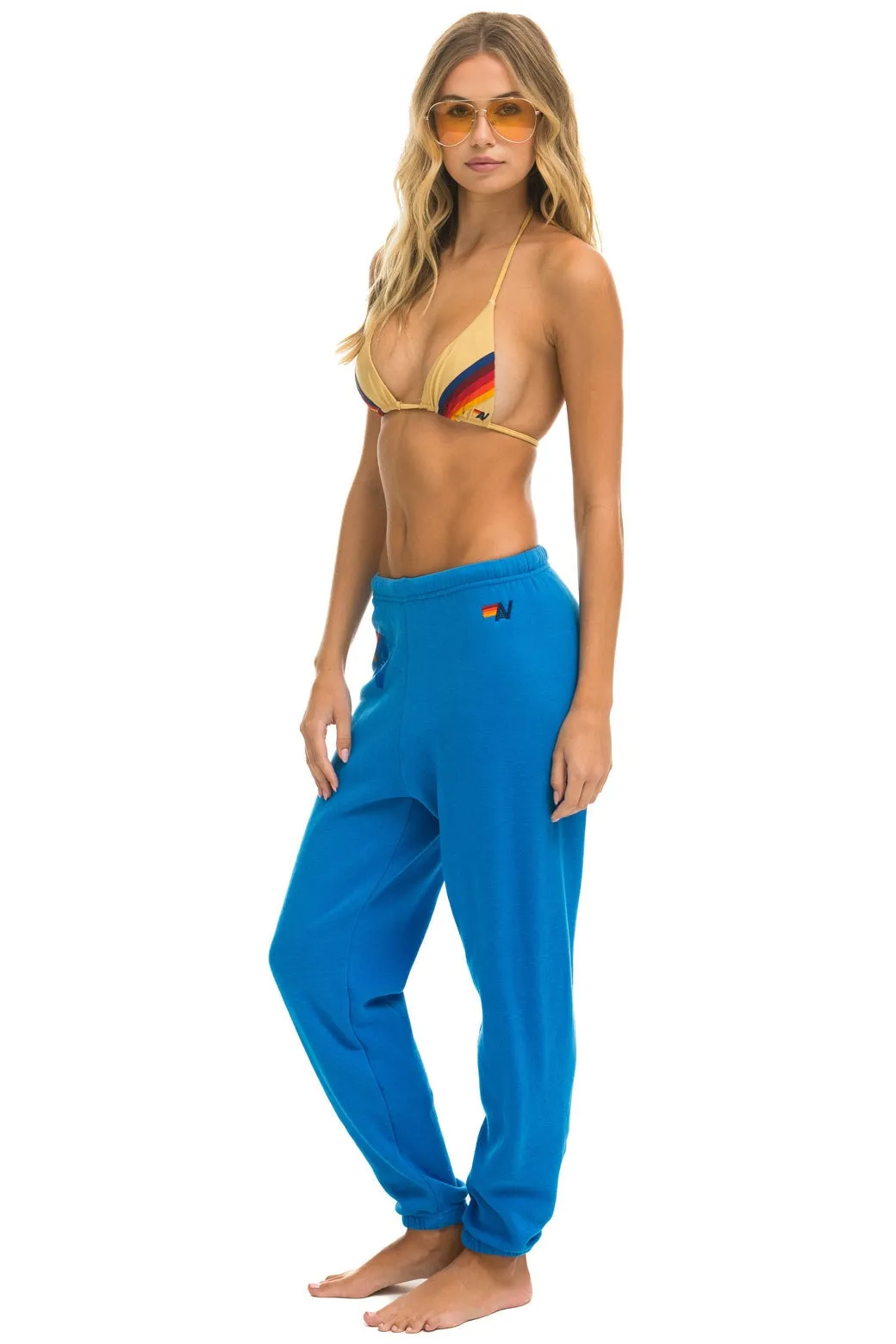 LOGO SWEATPANTS - OCEAN