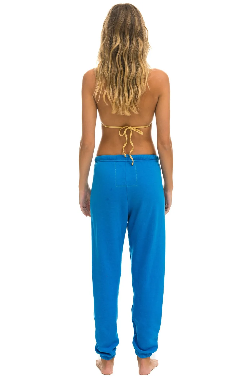 LOGO SWEATPANTS - OCEAN