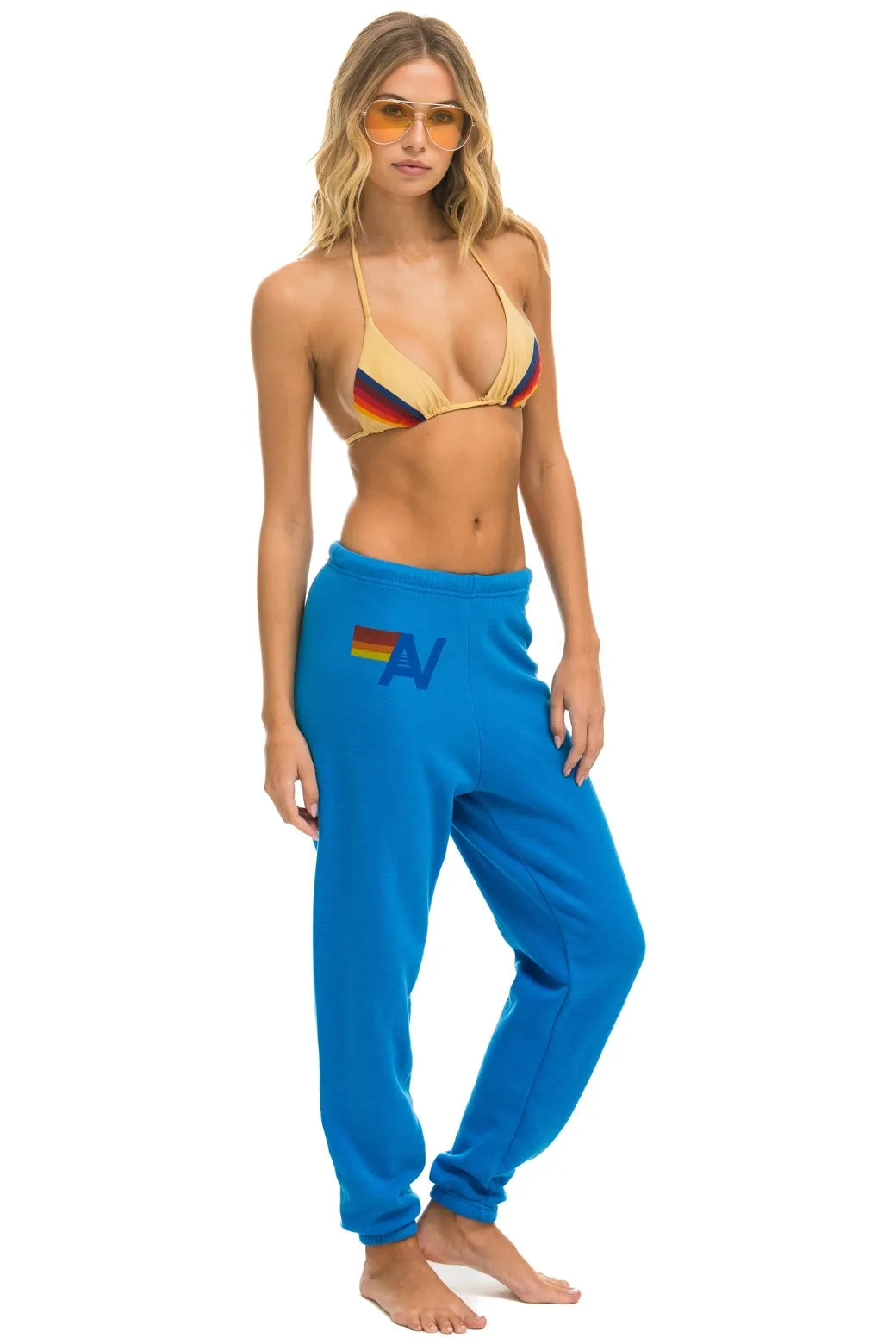LOGO SWEATPANTS - OCEAN