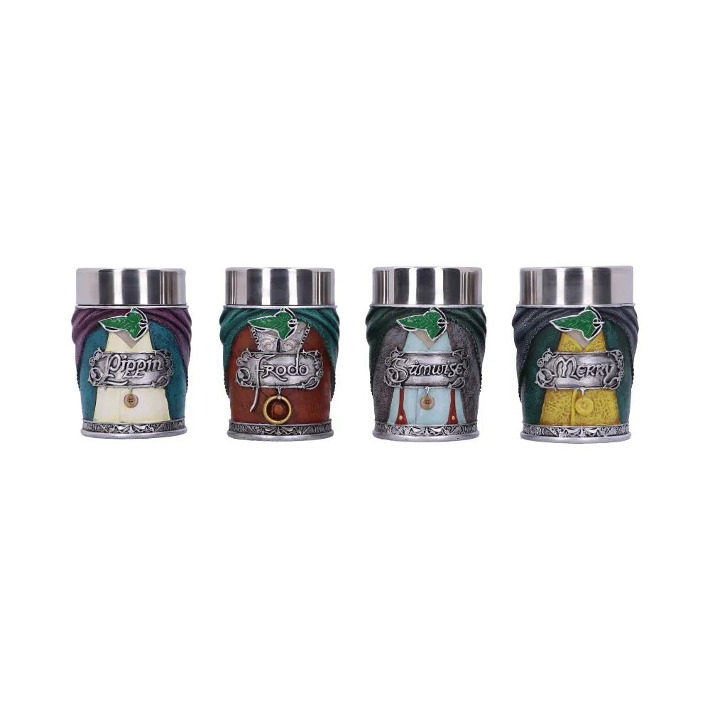 Lord of the Rings Hobbit Shot Glass Set (Set of 4)