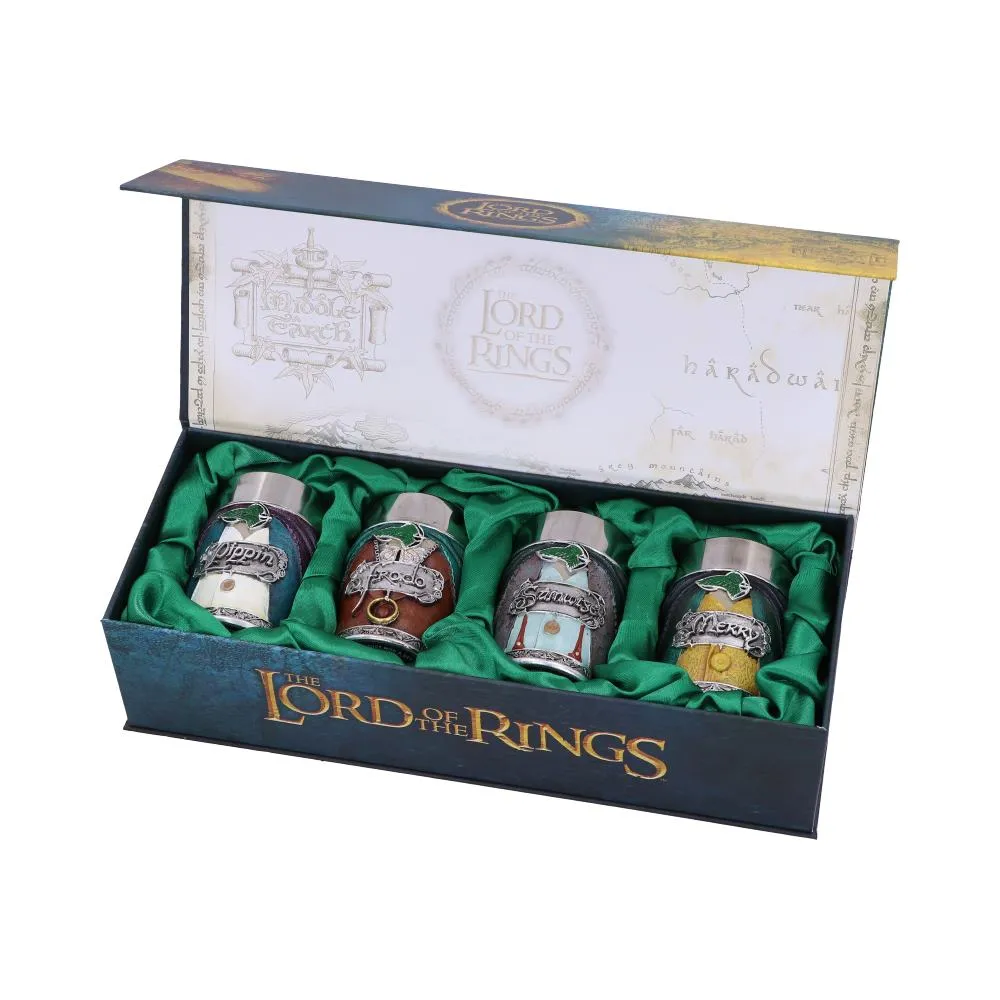 Lord of the Rings Hobbit Shot Glass Set (Set of 4)
