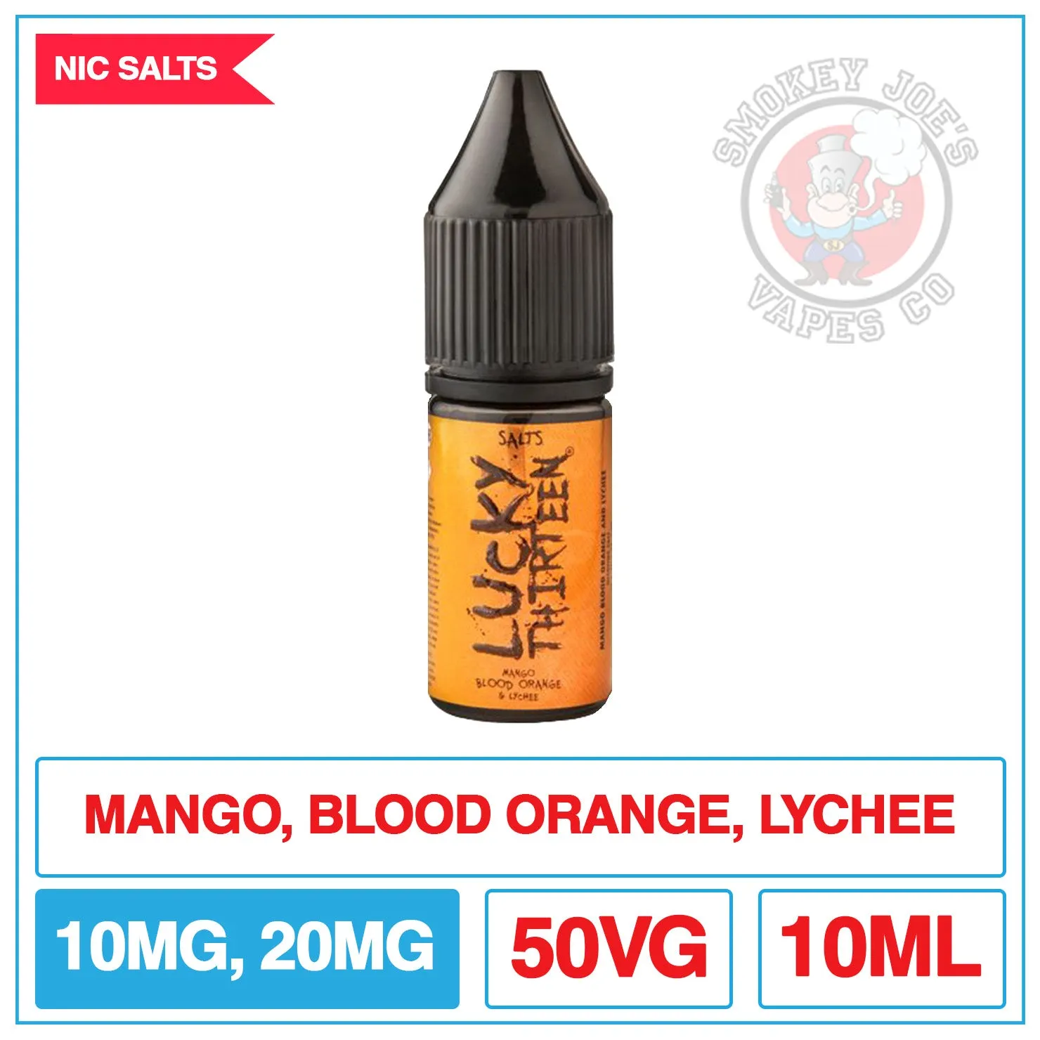 Lucky Thirteen Salts - Mango Blood Orange Lychee