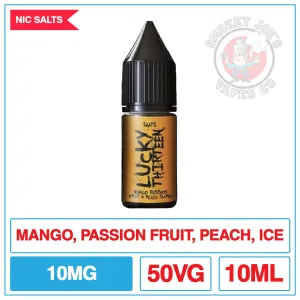 Lucky Thirteen Salts - Mango Passion Fruit And Peach Slush