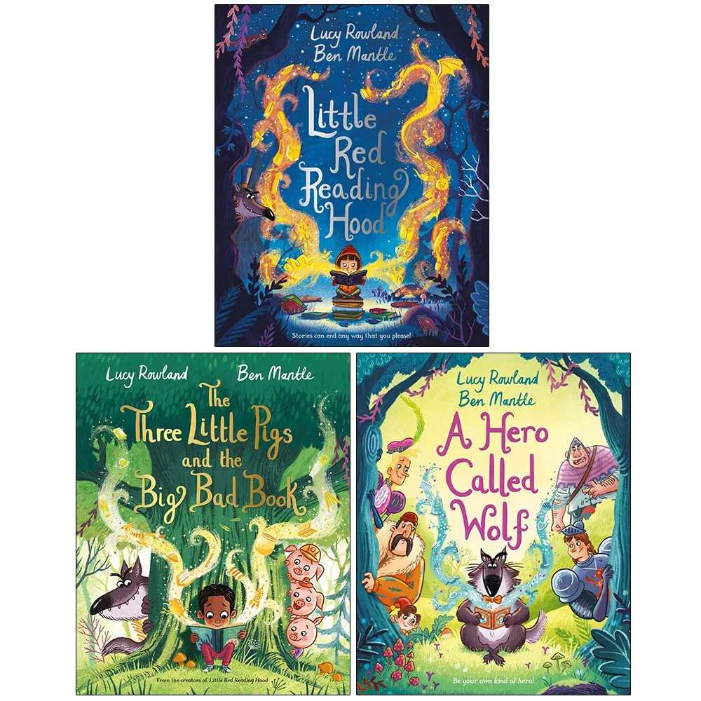 Lucy Rowland Collection 3 Books Set (A Hero Called Wolf, Little Red Reading Hood)