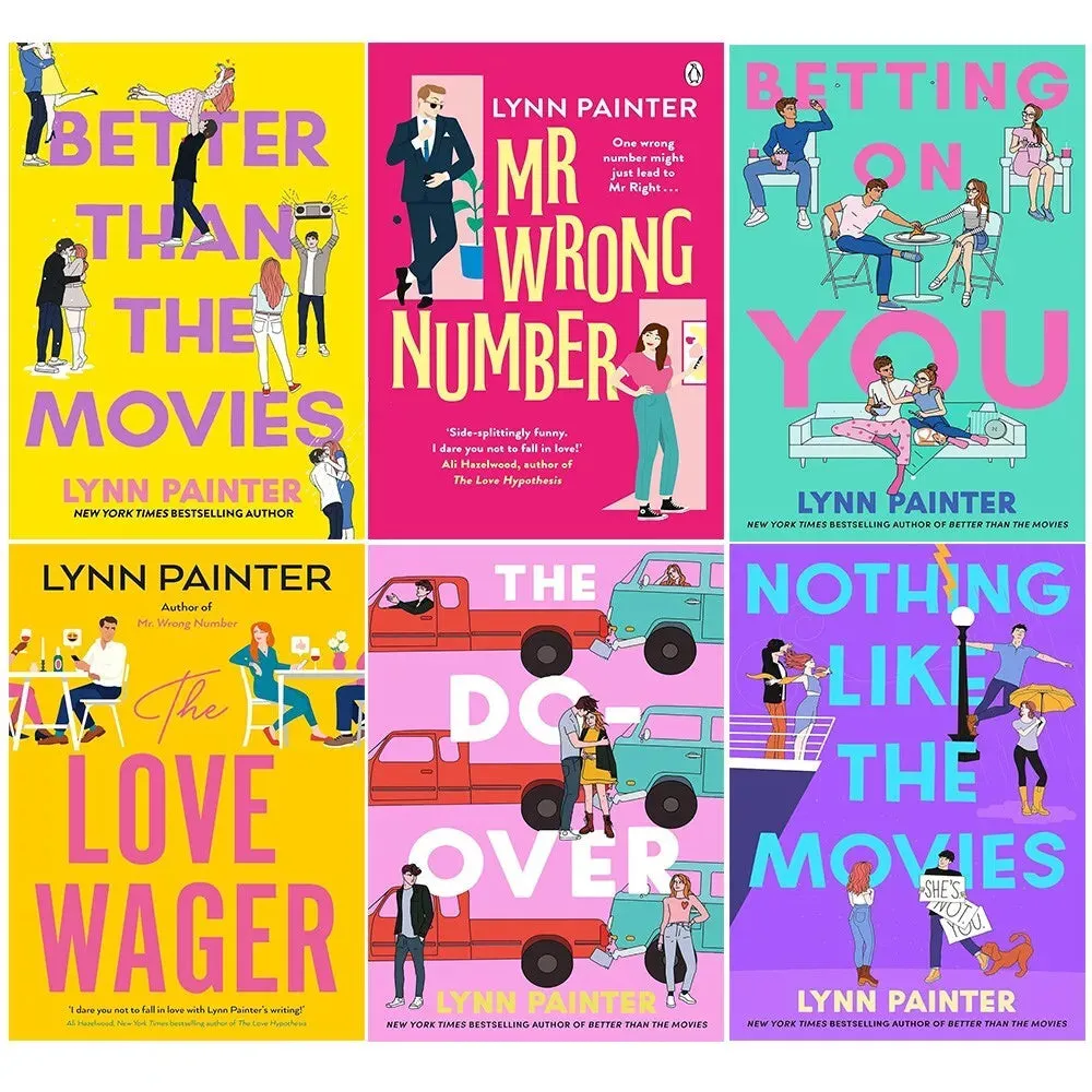 Lynn Painter Collection 6 Books Set (Better Than Movies, Betting on You, Do-Over)