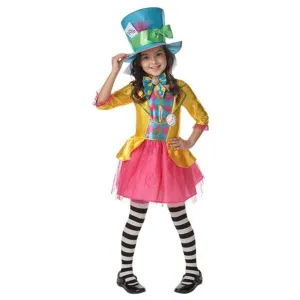 Mad Hatter Girls Deluxe Costume Size 13 14