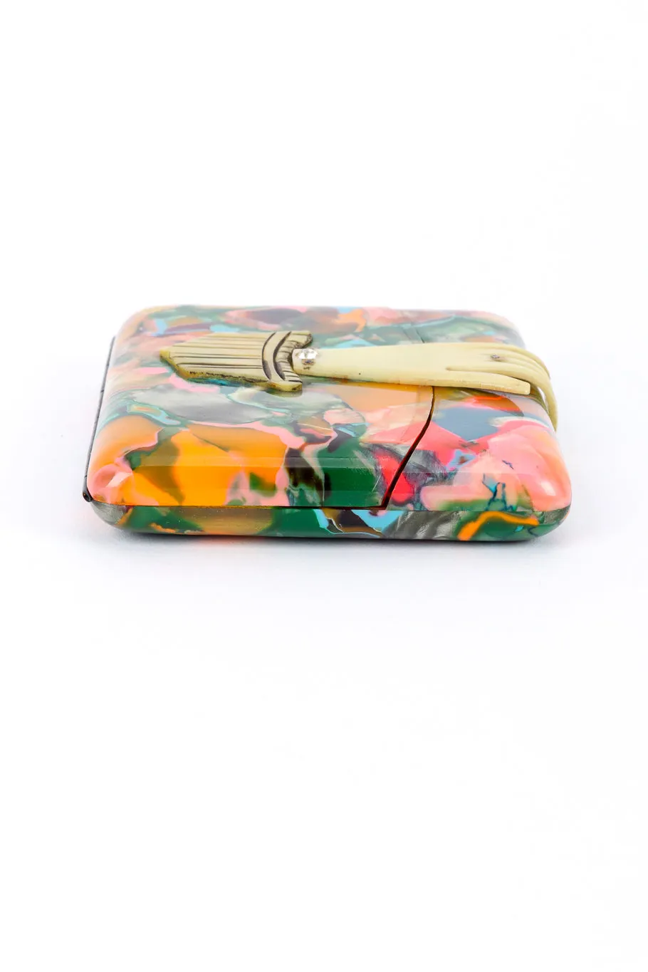 Marbled Celluloid Cigarette Case