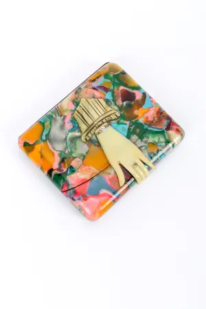 Marbled Celluloid Cigarette Case