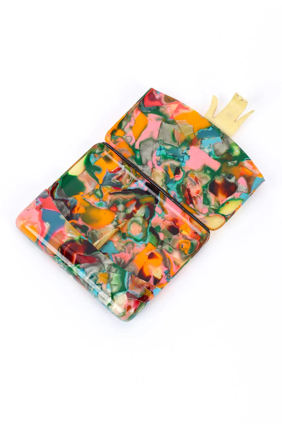 Marbled Celluloid Cigarette Case