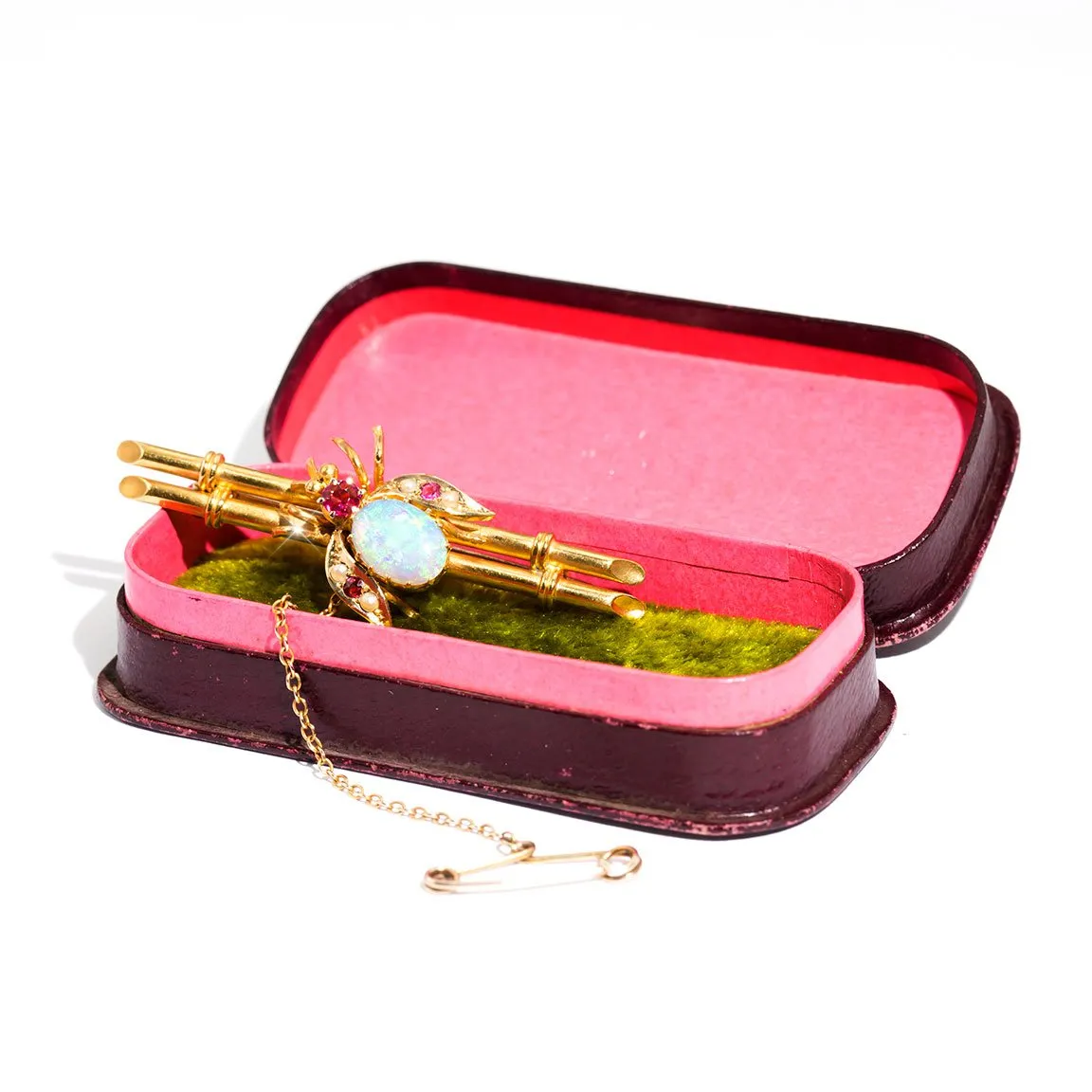 Matilda Edwardian Antique 15 Carat Opal Bee Vintage Brooch