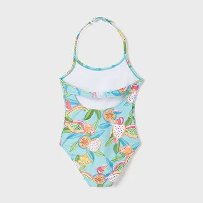 Mayoral  Aqua Tropical Fruit Swimsuit