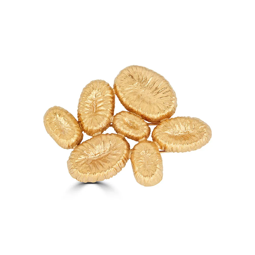 Men's 18K Gold-Plated Maldivas Brooch
