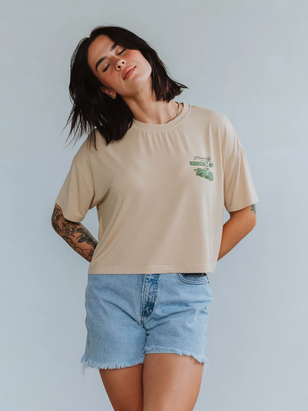 Mentally Checked Out Modal Tee