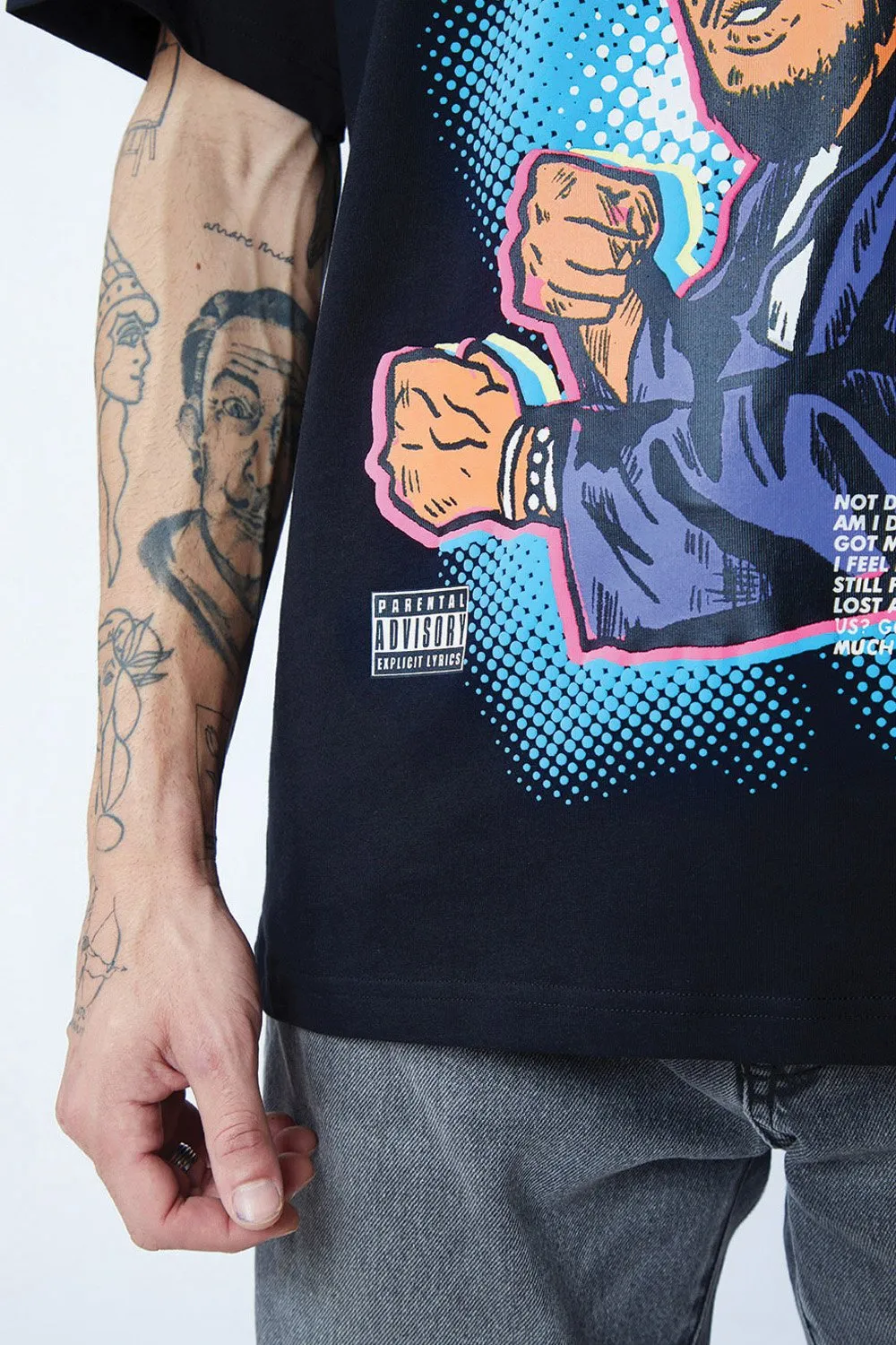 Metro Oversized T-shirt (Puff Print)