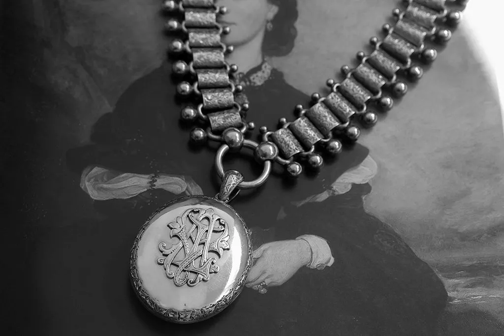 Mid-Victorian Sterling Silver Chunky Chain