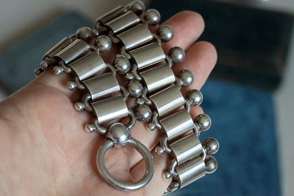 Mid-Victorian Sterling Silver Chunky Chain