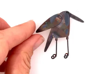Midnight Zephyr Pin with Moveable Wing