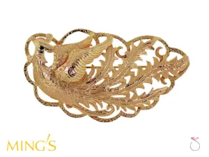 Ming's Brooch Phoenix in 14K Yellow Gold