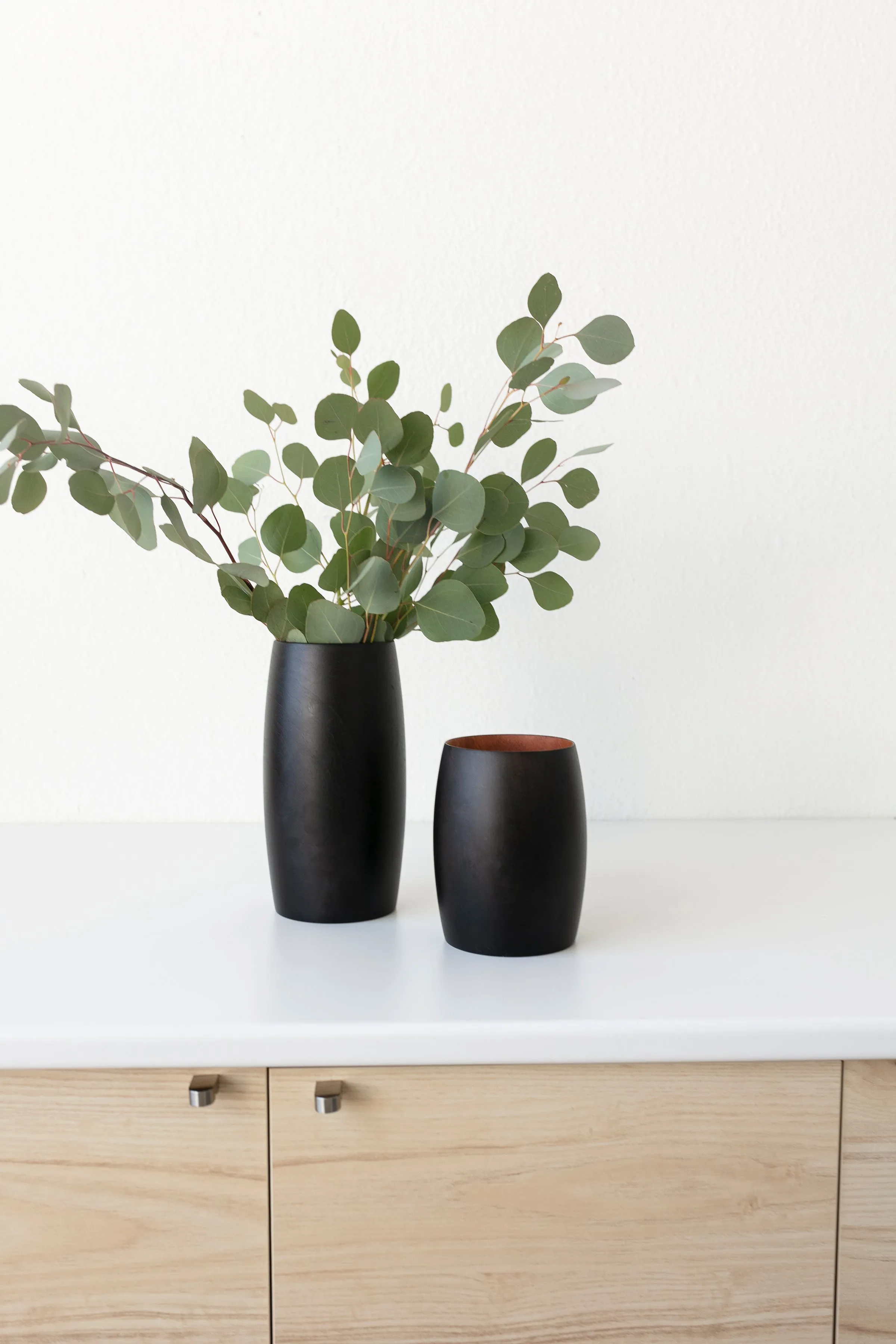 Mini Ansel Handcrafted Wood Vase