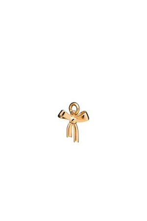 Mini Bow Charm Gold
