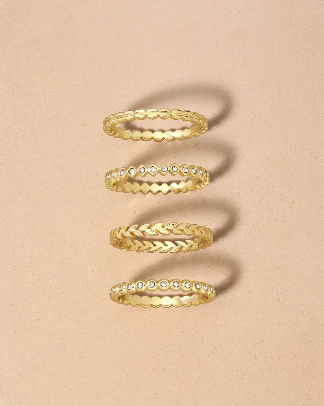 Mini Stackable Ring Set by Gorjana