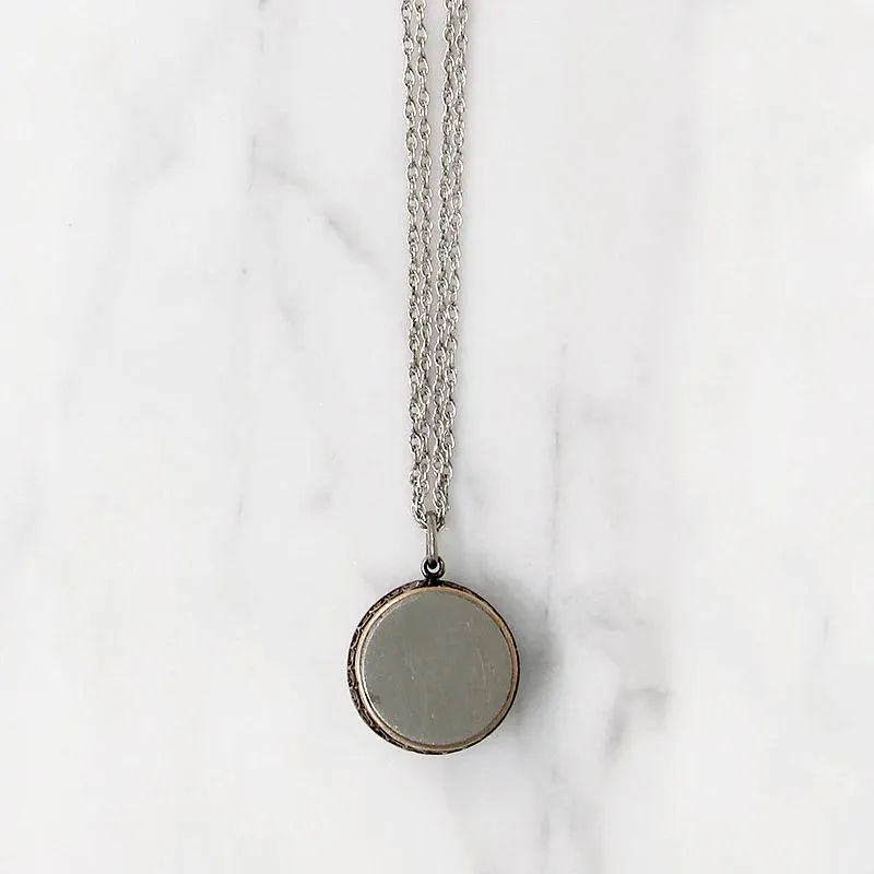 Miniature Portrait in Rose Cut Diamond Frame by Ancient Influences