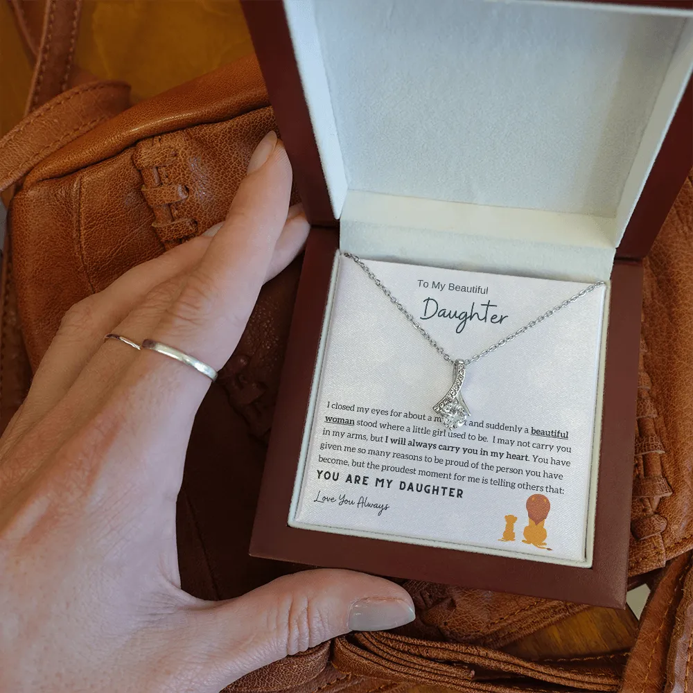 Momavo™ - To My Beautiful Daughter - Alluring Beauty Necklace