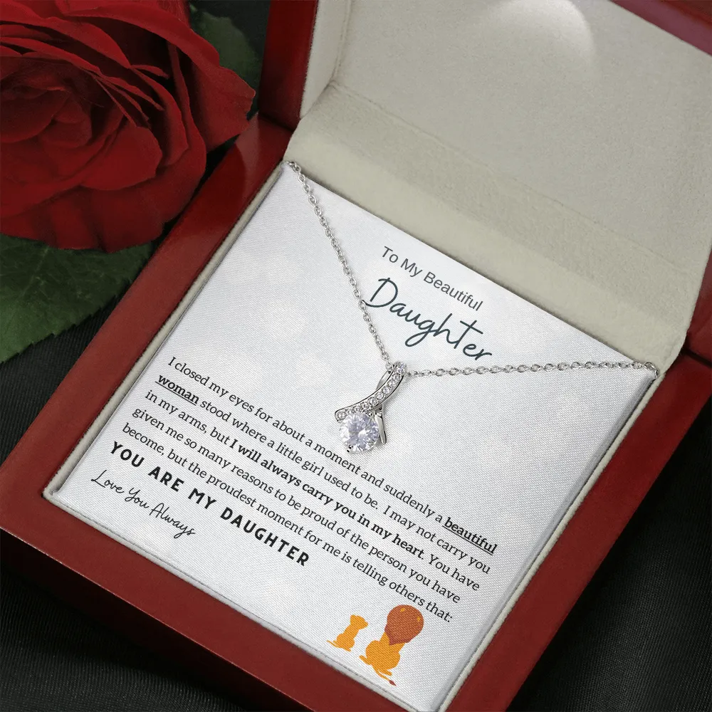 Momavo™ - To My Beautiful Daughter - Alluring Beauty Necklace