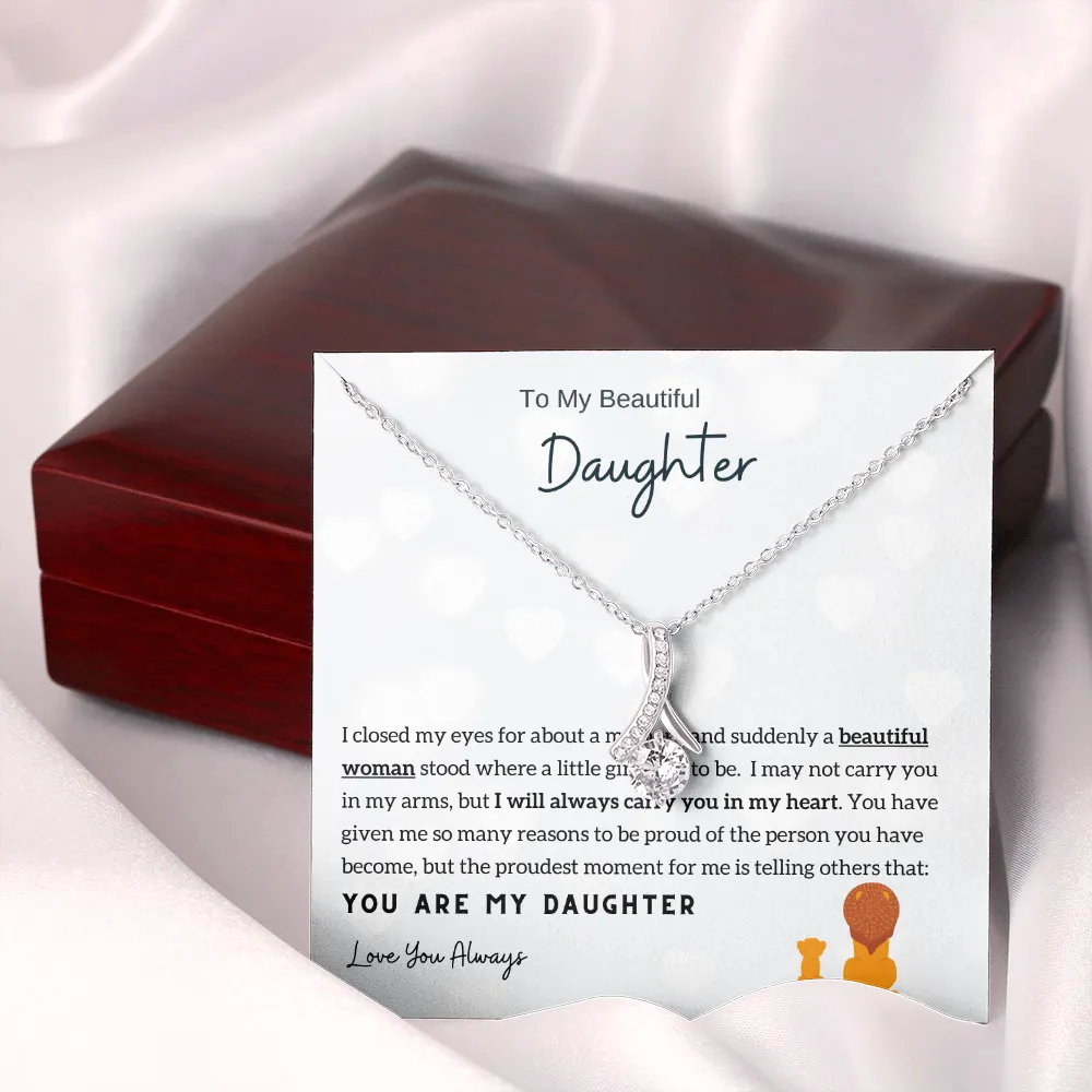Momavo™ - To My Beautiful Daughter - Alluring Beauty Necklace